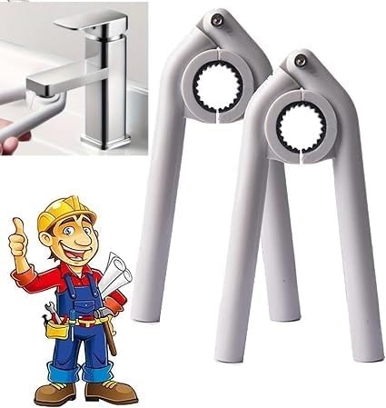 Image of Faucet Wrench, Faucet and Sink Installer Tool,Basin Wrench,Anti-Slip Plumbing Repair Wrench Tool,Plumbing Tools, Plumbing Tools, Faucet Installation and Removal for Plumbing Repair