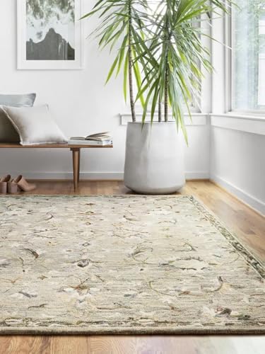 Image of Hand Tufted Premium Rug Premium Wool Carpet for Living Room Bedroom and Hall Size 6x9 Feet Color Multi