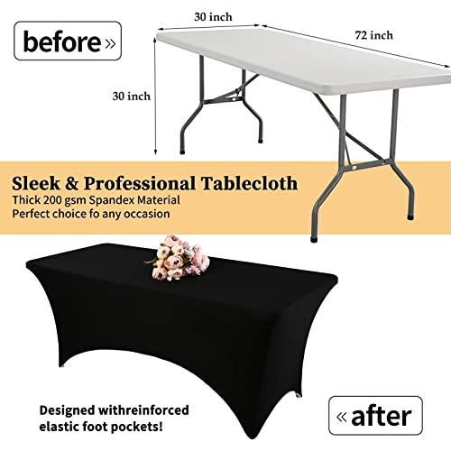 Fani CZ009 3 Pack 6 Ft Stretch Spandex Table Cover thumb #2