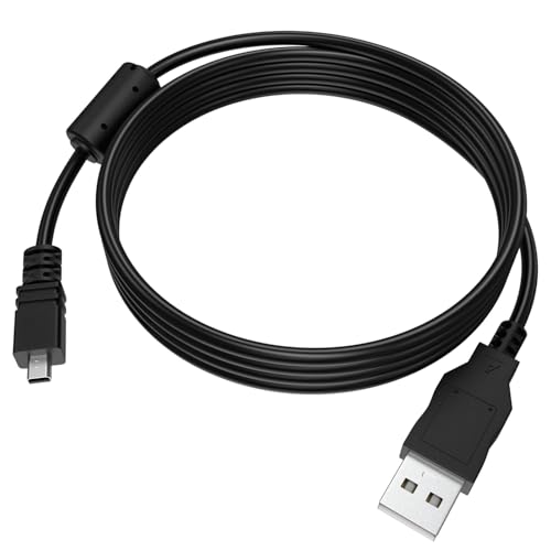 Xivip USB PC Camera Photo Transfer Cable UC E6 Cord Compatible with Sony Cybershot DSC-H200 DSC-H300 DSC-W370 DSC-W800 DSC-W830 DSC-W310 DSC W330 W180 W630 W650 W670 W710 W810 S950 S980 s/b/p/r