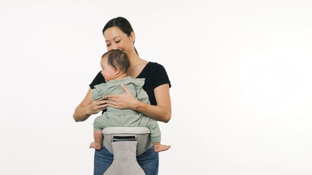 Portabebés Ergobaby Alta Hip Seat - Para Bebés Desde 4 Meses (5.5-20.4 Kg), Con Asiento En Cadera, Malla Transpirable Y Múltiples Posiciones