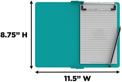 Folding Memo ISO Clipboard - Teal