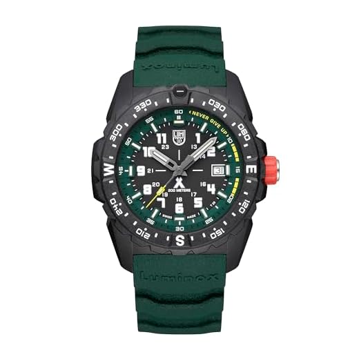 Luminox Reloj Analógico para Hombres de Cuarzo Suizo con Correa en Caucho XB.3735