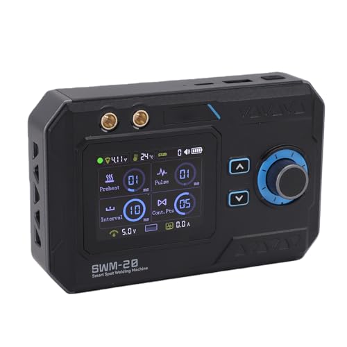 Image of VBESTLIFE 1200A Battery Spot Welder, Dual Pulse Portable Welding Machine with 5000mAh Battery for Stainless Steel Ni Sheet Iron
