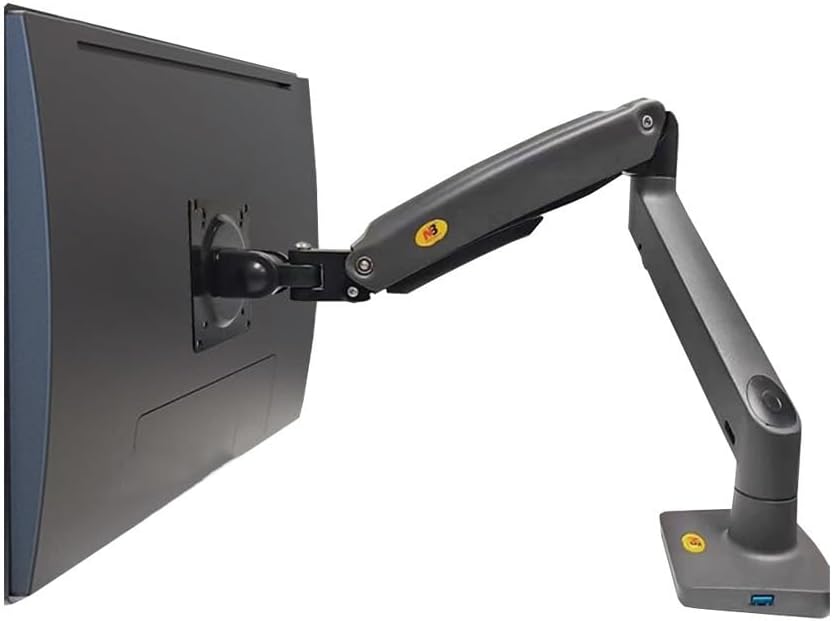 G70 computer monitor stand robotic arm cantilever screen desktop heightening lifting and rotating(Gray)