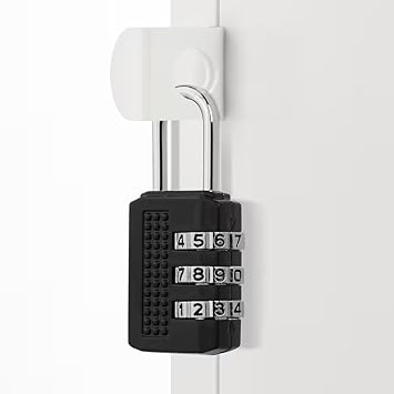Eis 3 Digit Number Locks for Luggage Bag Travelling Password Locks Combination || Padlock Lock for Home/Shop/Office/Store/Farmhouse || Luggage Lock