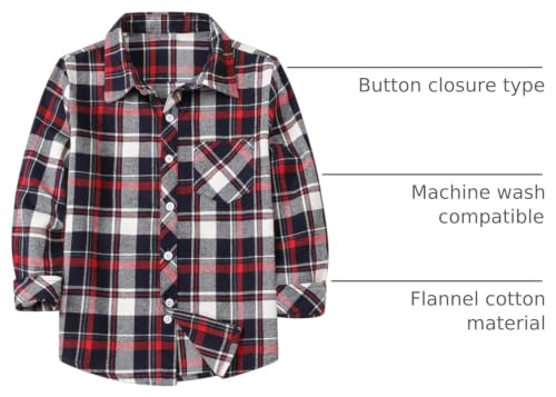 Image of Betusline Boy and Men Button Down Plaid Shirt