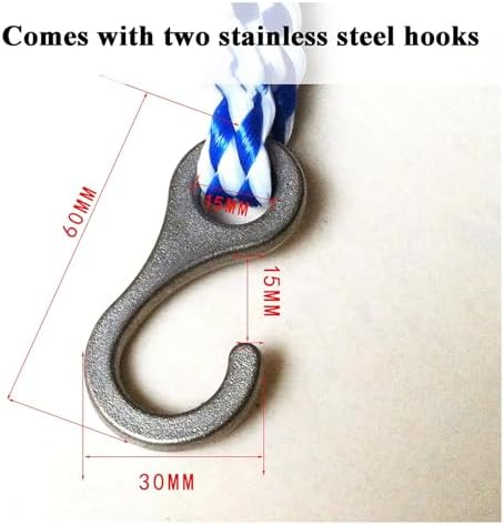 Swimming Pool Safety Rope Float Kit Professional Competition Divider LineFloating Pool Lane Divider, Durable Nylon Rope with Buoy Balls for Safe and Clear Swimming Lane Marking in Inground P