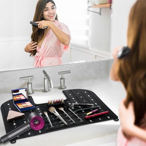 Protector de fregadero portátil con capa antisalpicaduras y estructura maleable y compacta 7