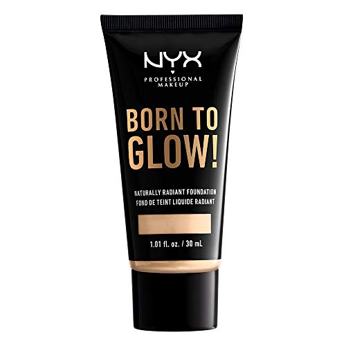 NYX PROFESSIONAL MAKEUP Born To Glow Naturally Radiant Foundation, Medium Coverage - Pale