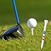 Goashpeaot Premium Golf Tees Choose Between 200 Count or 120 Count, Professional Marking System Golf Tees 3-1/4 Inch, Reduce Friction Side Spin More Stable Golf Tees