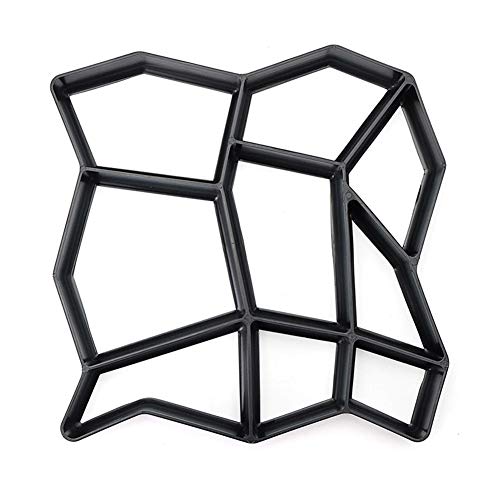 G-wukeer Stampi Pavimento,DIY Stampo per Lastre da Pavimentazione,marciapiede Forma,Giardino Fai da Te Percorso Modello Pavimentazione,DIY Path Maker Mold