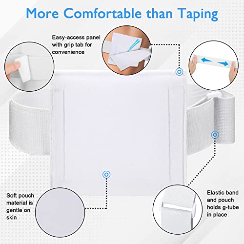 image for Syhood 6 Pcs Feeding Tube Holder Elastic G Belt Comfortable Peg Tube H