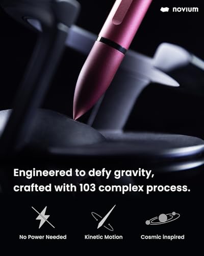 Image of novium Hoverpen Interstellar, Mars Magma, Ballpoint Pen, Unisex, 23.5 Degree Angle, German Ballpoint Cartridges, Smooth Writing, No Spills, No Spotting, No Explosions
