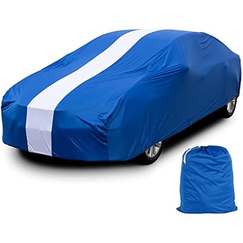 Funda de Coche Transpirable a Prueba de Polvo y Rayones con Hebillas Anti-Viento Cover