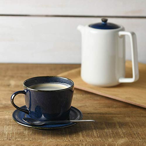 やまに 北欧ブルー 深ブルー コーヒーカップソーサー 3516162