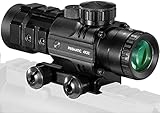 ACEXIER 4X32 Rifle Scope Hunting Optical Sight Tactical Rifle Scope Green Red Dot Light Rifle Cross Spotting Scope for Rifle Hunting