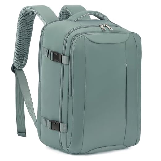 Xkdoai for Ryanair Cabin Bags 40x20x25, Underseat Cabin Bag Travel Bag Hand Luggage Bag Travel Backpack Cabin Size Carry-ons Cabin Backpack Flight Bag for Travelling, Green, 40x20x25cm, Casual Daypack