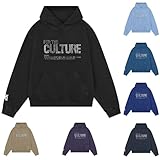 pull hoodie femme Coupe ample pour hommes et femmes, tendance et polyvalente : la coupe ample convient aux porteurs de différents types de corps, créant un style urbain décontracté et tendance. Que vous soyez un homme ou une femme, vous pouvez facilement créer une variété de looks tendance en les combinant avec un jean, un pantalon de jogging ou une jupe, que vous soyez décontracté tous les jours ou que vous vous démarquiez lors d'une fête hip-hop.
