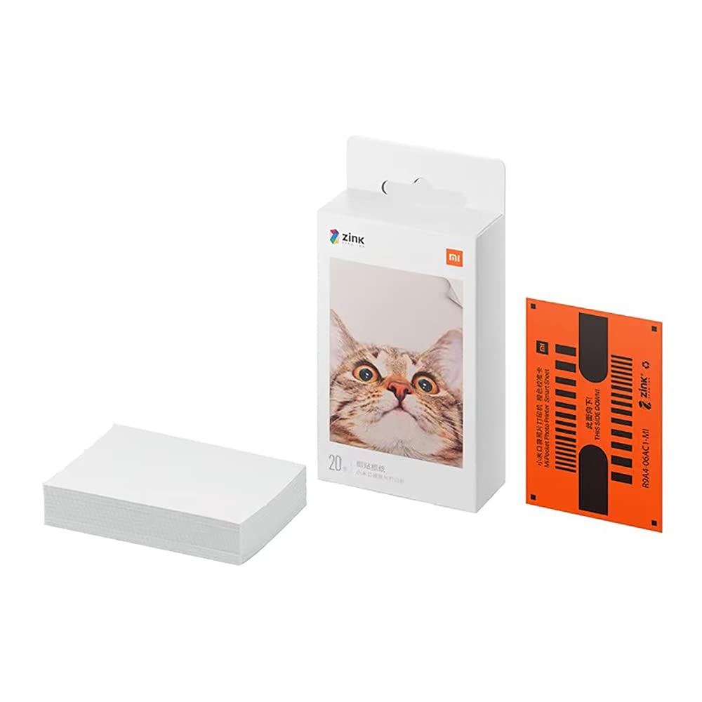 Mi ポータブルフォトプリンター ＋ 専用フォトペーパー Amazon | Mi ポータブルフォトプリンター用紙 (2x3インチ、20枚