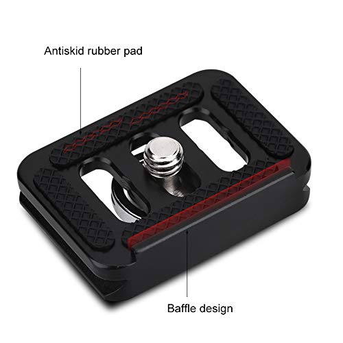 Adaptador de braçadeira de liberação mini portátil de liga de alumínio placa de liberação rápida par