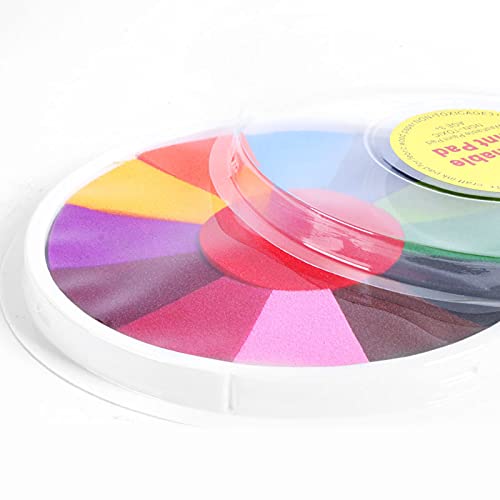 DYNWAVE Almofadas De Tinta Para Laváveis ​​Íris Coloridas Carimbos Pintura Não Tóxica Para Carimbos