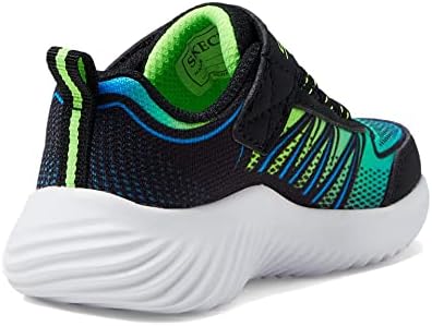 Skechers Kids Boy's Bounder-Zatic Sneaker, Black/Blue/Lime, 10 Toddler | Image 4