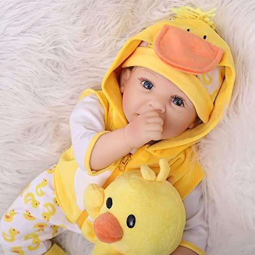 OYESY Lifelike Reborn Baby Dolls - 22-Inch Baby Soft Body Realistic-Newborn Baby Dolls Girl Looks Like a Real Baby Kids Gift Set for Kids Age 3+