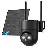 【Solar-Powered, No WiFi Needed】This 4G LTE security camera runs entirely on solar energy, eliminating the need for WiFi or electrical wiring. Designed for remote locations, it's perfect for farms, ranches, construction sites, and vacation homes where...