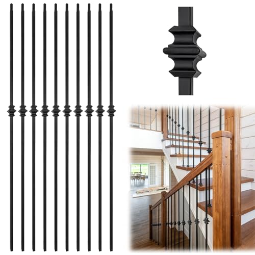 Balustres en fer forgé creux pour sécuriser une balustrade d'escalier et un porche instable