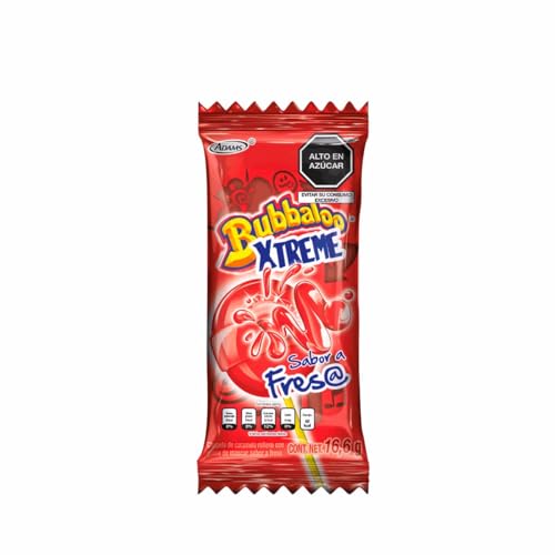 La Mejor Recopilación de Paletas Top 5. 40 Mondelez Paleta Bubba Xtreme Fresa 21 g