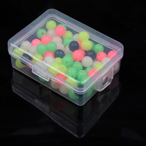 Set de 200 cuentas luminosas de pesca 5mm-8mm miniatura 5