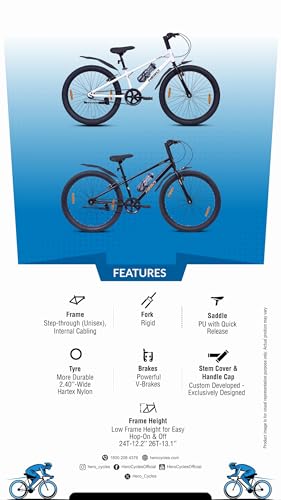 Image of Hero Yuga 26T Single Speed Mountain Bicycle Road Bike