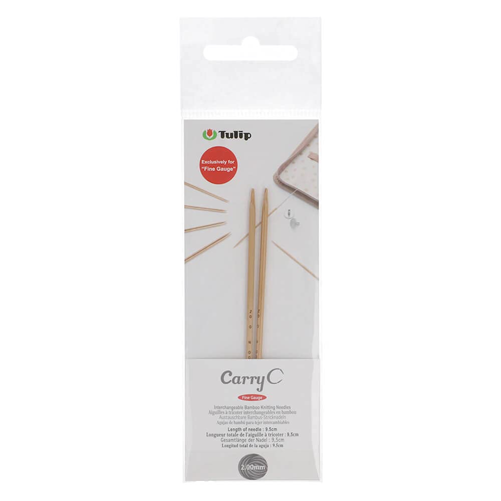 Tulip CarryC fine Gauge Interchangeable Bamboo Knitting Needle 2.00 mm - 1 piece