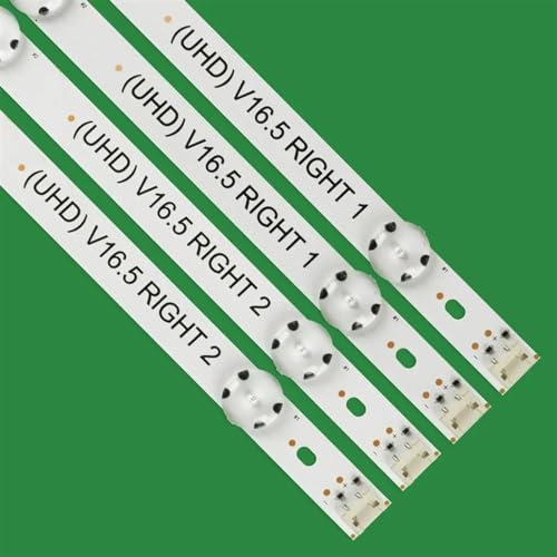 Tira de LED iluminación trasera compatible con panel LC490DGE de TV LG 49uh620v 5