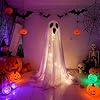 Hillylolly Halloween spookdecoratie met ledverlichting, 150 cm, wit #1