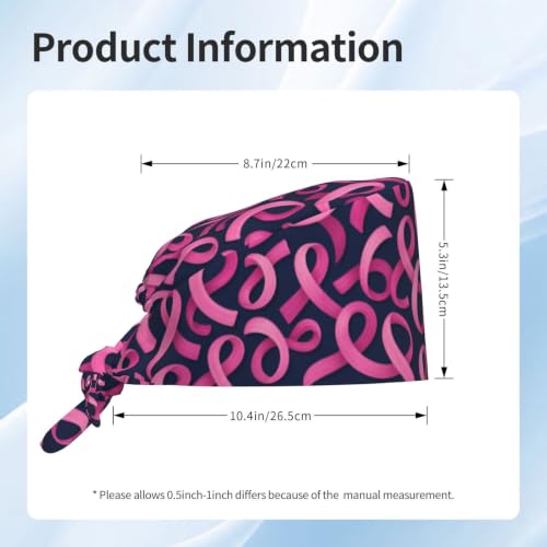 Image of Breathable Working Cap with Adjustable Sweatband Scrub Cap for Men /Women