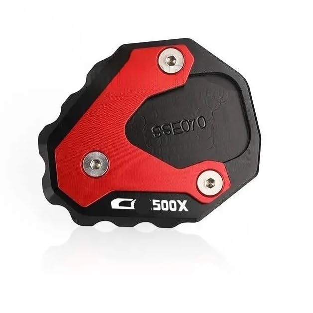 Extension plaque béquille latérale CB500X moto 2017-2021 support CNC