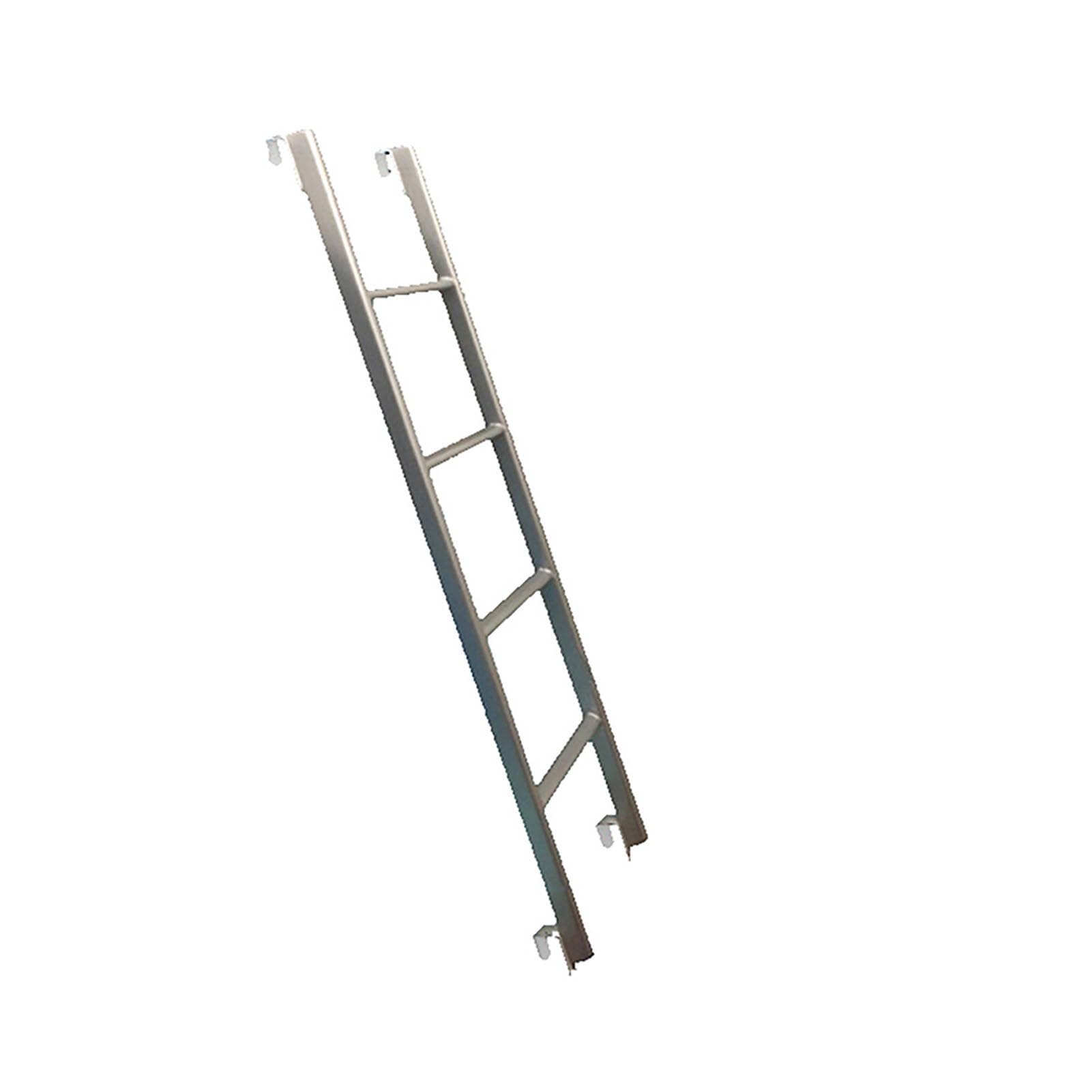 Escalera para literas con ganchos regulables, ideal para ganar espacio en tu caravana