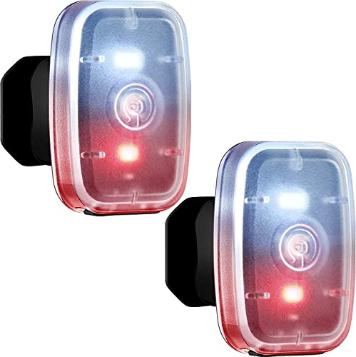 Monkey Home LED Blinklicht Sicherheitslicht Schulranzen, USB-wiederaufladbare mit 5 Leuchtmodi High Visibility Zubehör für Radfahren, Wandern, Hunde und Kinder Cover