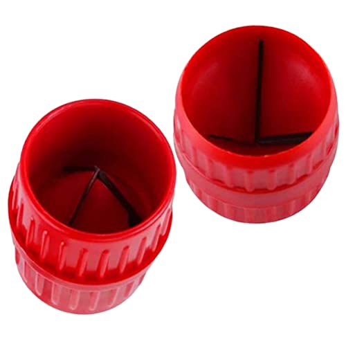 OSALADI Inner Outer Reamer Deburring Tool for Copper Pvc 2pcs Set Abs Plastic and Hardened Steel for Plumbing Projects