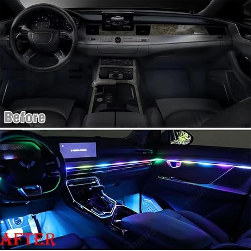 Tira LED Interior para Auto RGB con Control y Sincronía Musical miniatura 5