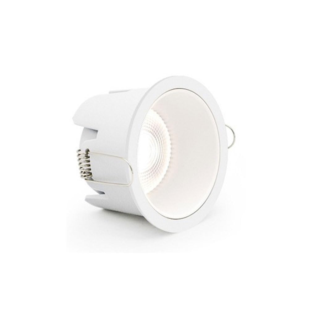 ASerZenith 3.3 Inch 3Cct Ultra-Thin Led Recessed Ceiling Light, 3 Color Dimmable 3000K/4000K/6000K, 12W Led Recessed Downlight,Baffle Trim, Simple Retrofit Installation - No Flicker,White