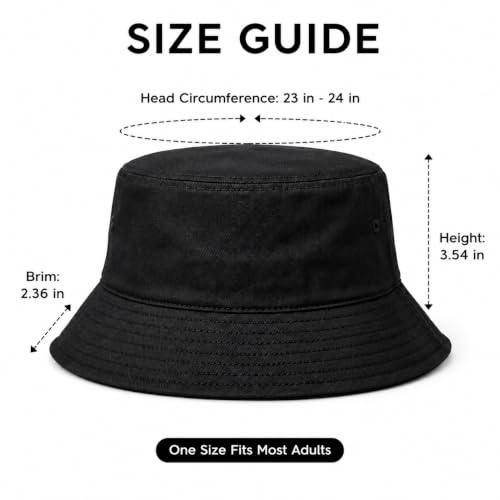 Image of Cotton Bucket hat, White, Unisex, Suitable for the Beach, Outdoor Camping and Everyday wear.