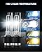 Marsauto D2S D2R HID Bulbs, 85122 66240 66040 66240 HID Xenon Bulbs, 35W D2S 6000K Cold White, Up to 350% Brightness, Pack of 2