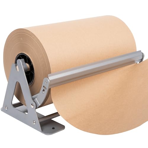 Dispensador y Cortador de Rollos de Papel, dispensador de Papel de Kraft, congelador y Carnicero de Alta Resistencia, Antideslizante y Montaje en Pared (12 Pulgadas) (hasta Rollos de 500 pies) Dispensador y Cortador de Rollos de Papel, dispensador de Papel de Kraft, congelador y Carnicero de Alta Resistencia, Antideslizante y Montaje en Pared (12 Pulgadas) (hasta Rollos de 500 pies)