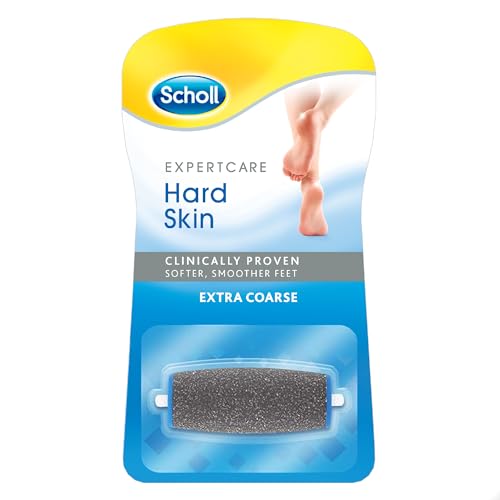 Scholl ExpertCare Hard Skin Refill - Extra Course Roller Head Refill for use with Scholls Hard Skin Electric Foot File Range. Size: 1 Unit = 1 Roller Head