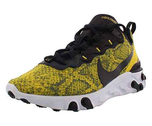 Nike Women's React Element 55 Speed Yellow/Black-White (CT1551 700) - 6.5