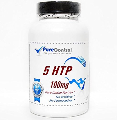 5 HTP 100mg with Valerian Root // 180 Capsules // Pure // by PureControl Supplements