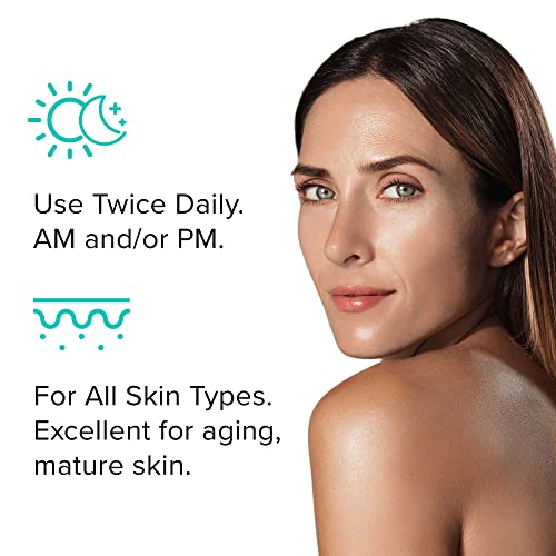 Clarityrx Get Fit Multi-Peptide Healthy Skin Serum, Natural Plant-Based Anti-Aging Treatment For Fine Lines & Wrinkles (1 Fl Oz) #TOP3